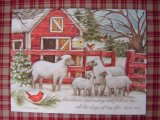 画像: ラング クリスマスカード THE LORD IS MY SHEPHERD-B